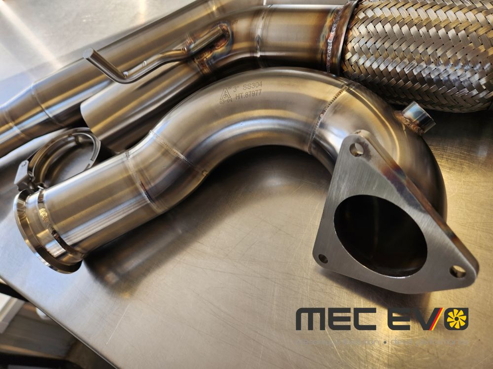 AUDI Q5 A6 A8 DPF DELETE 304 STAINLESS 3 INCH DOWNPIPE KIT