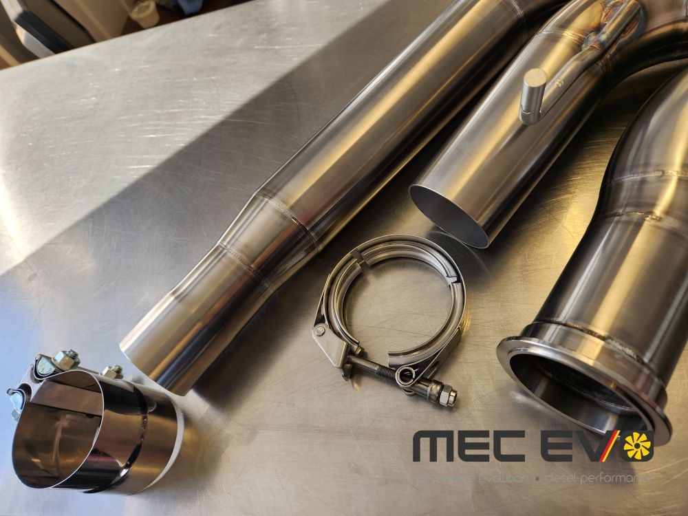 AUDI Q5 A6 A8 DPF DELETE 304 STAINLESS 3 INCH DOWNPIPE KIT