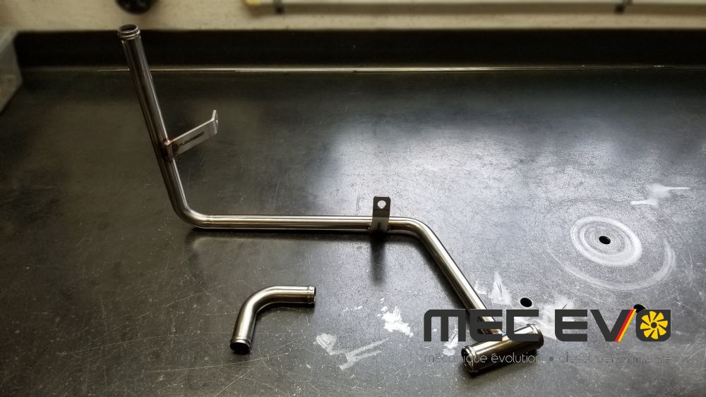 FLOWDIREKT CR150 PASSAT CVCA 2015 DPF Delete 2.5 inches SS304 Stainless Downpipe Kit