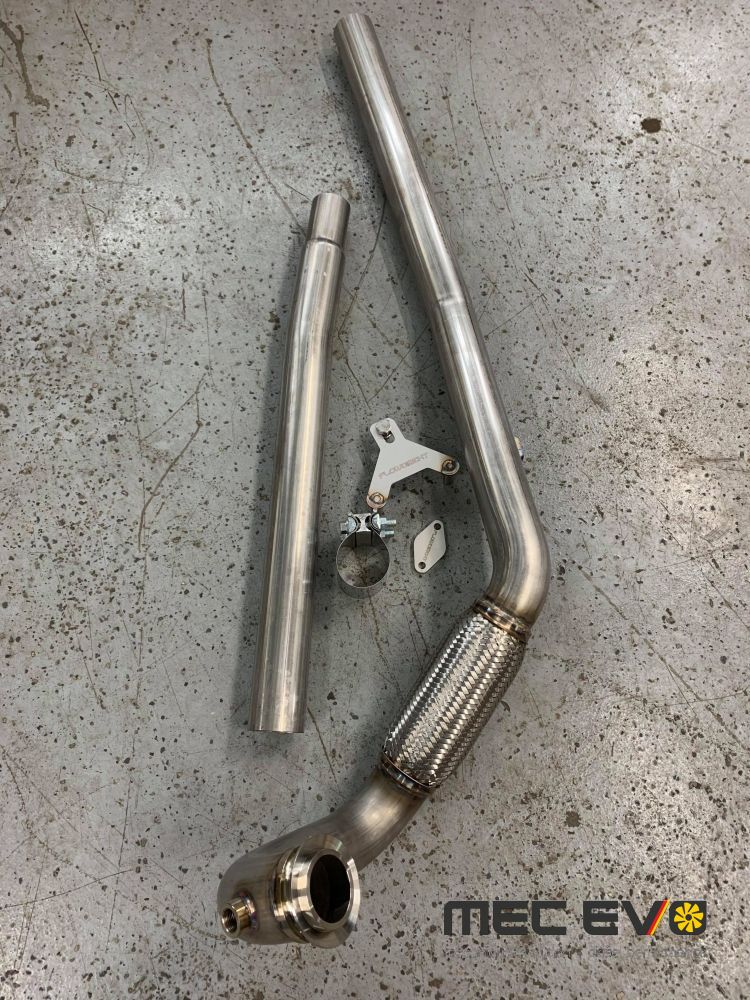FLOWDIREKT CR140 PASSAT CKRA 2012 to 2014 DPF Delete 2.5 inches SS304 Stainless Downpipe Kit