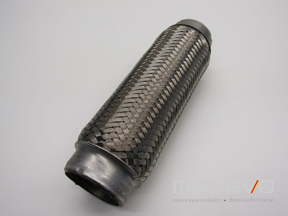 2.25'' X 10'' Interlock 304 Stainless Steel Exhaust Flexible