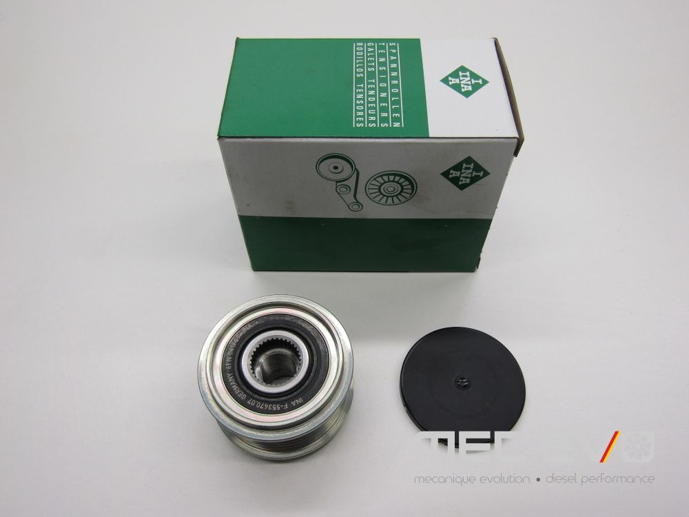 6PK Alternator ratchet pulley
