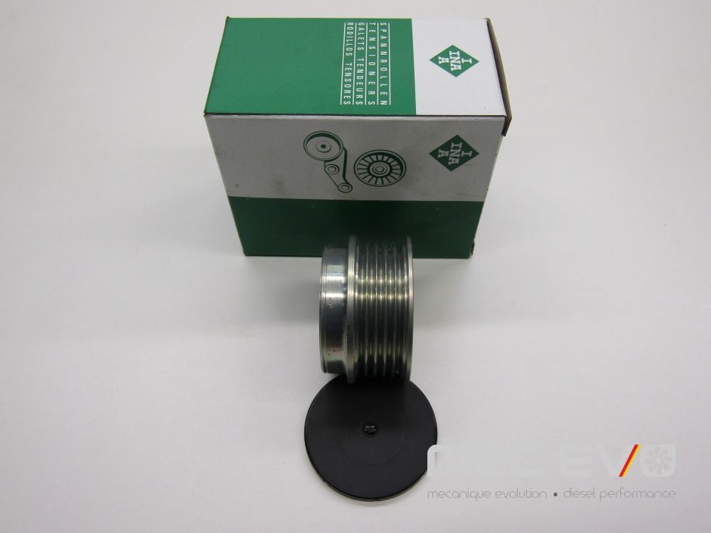 5PK Alternator ratchet pulley.