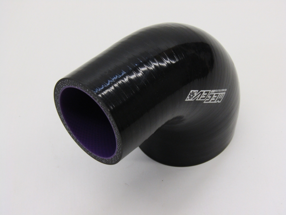 Mec Evo 2'' to 3'' 90 degree silicone coupler.