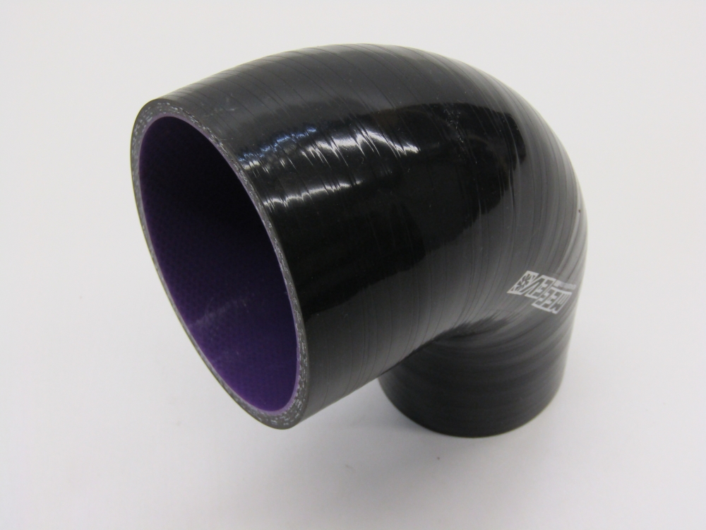 Mec Evo 2'' to 3'' 90 degree silicone coupler.