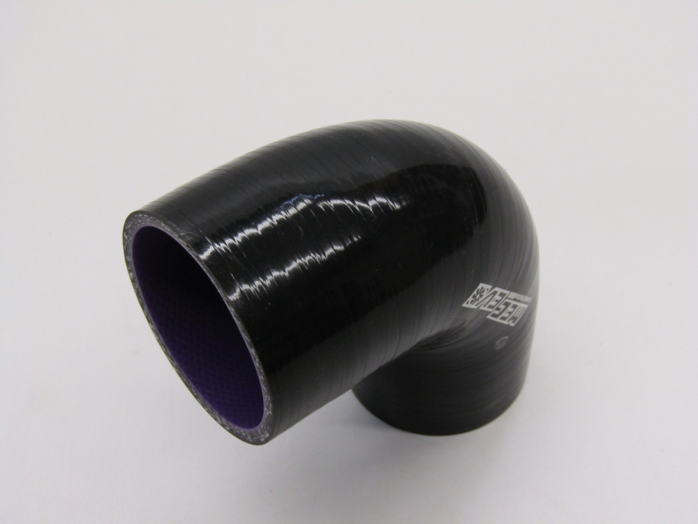 Mec Evo 2'' to 2.25'' 90 degree silicone coupler.