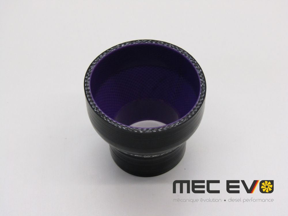 Mec Evo 2'' to 3'' straight silicone coupler.